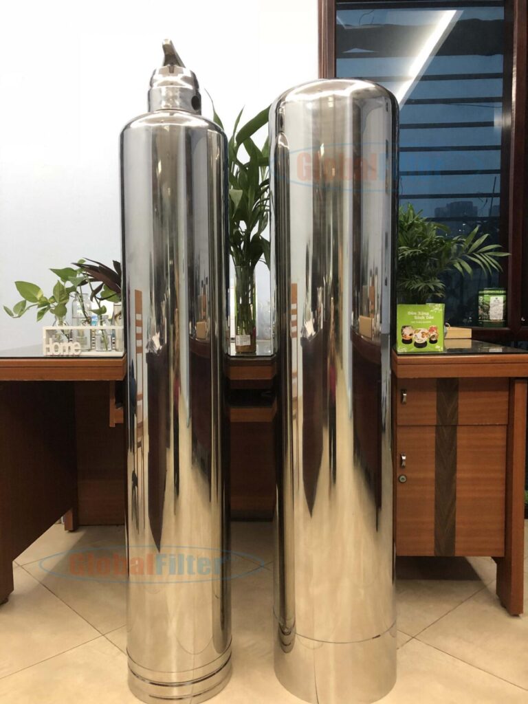 Vỏ thiết bị lọc Inox — Vật tư xử lý nước — Filtech Co.